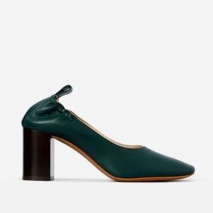 *BRAND NEW* Everlane Day High Heel Ivy dark green